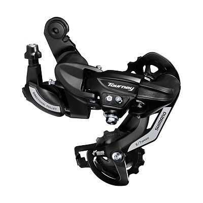 Превью  Переключатель задний SHIMANO Tourney RD-TY500-SGS - на петух 7 sp